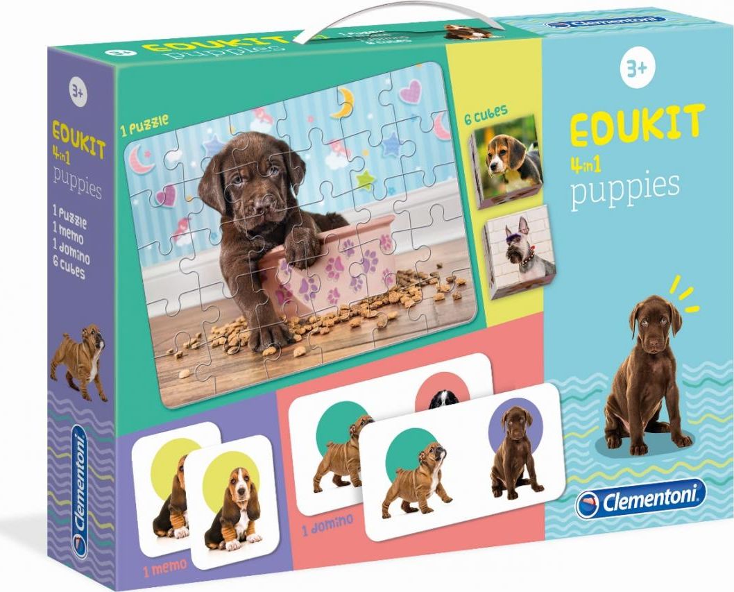 Clementoni Clementoni Edukit 4w1 Puppies 18071