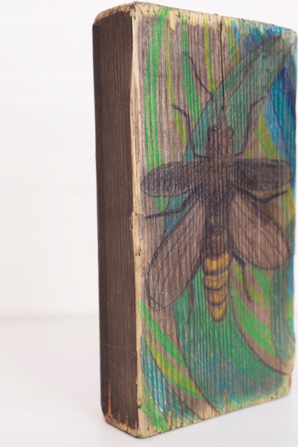 Malunek świetlika na starej belce