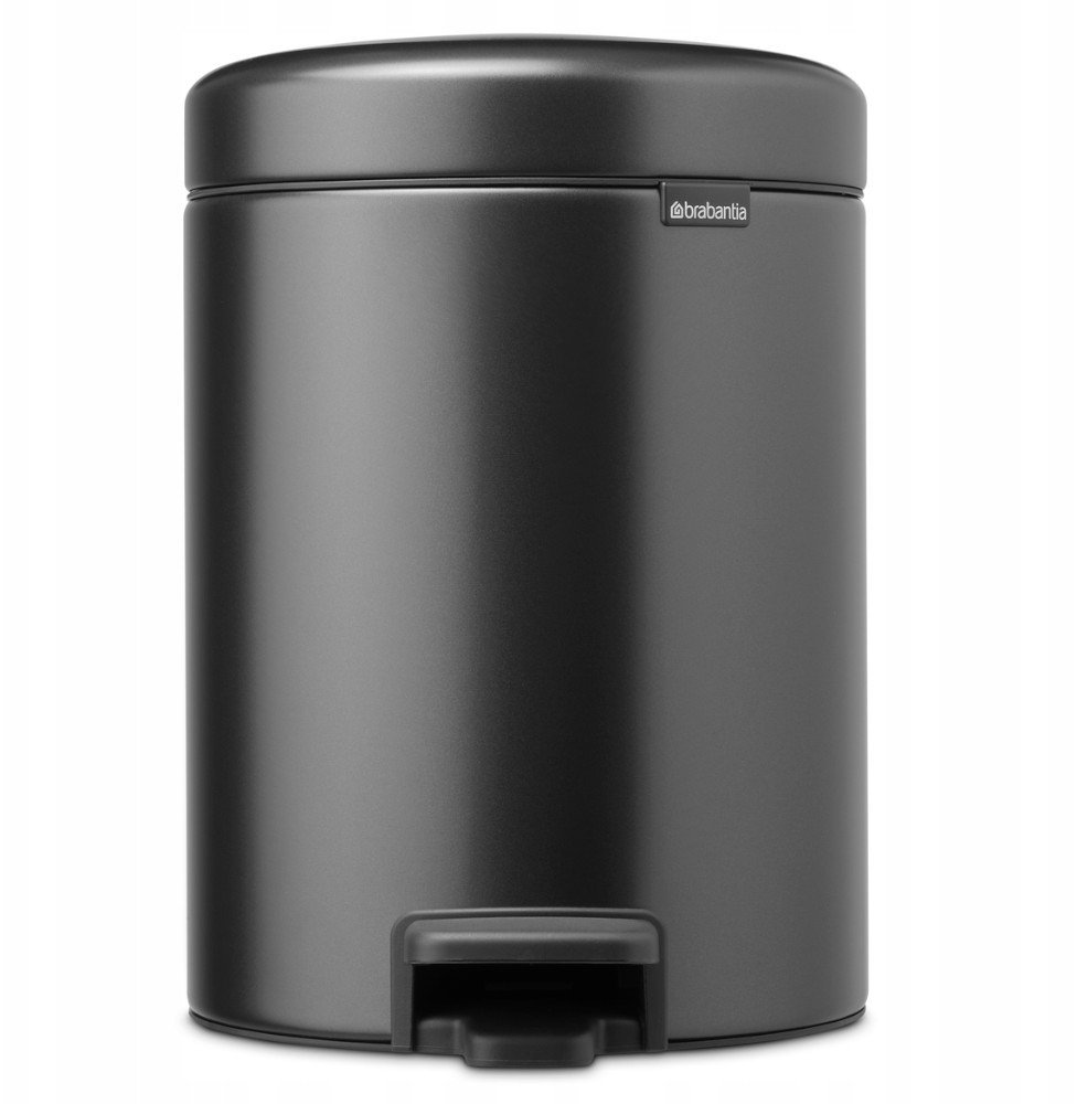 New! BRABANTIA pedal bin NewIcon 5L Confident Grey 233463