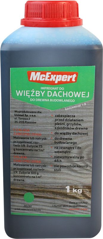 McExpert Impregnat do więźby dachowej koncentrat 1L (MC-500-0510)