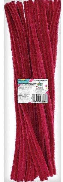 Druciki dekoracyjne 0,6x30cm fioletowe 50szt