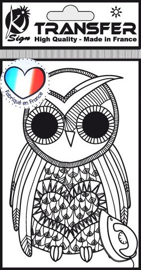 Ki-Sign Naprasow. mini Czarna Sówka