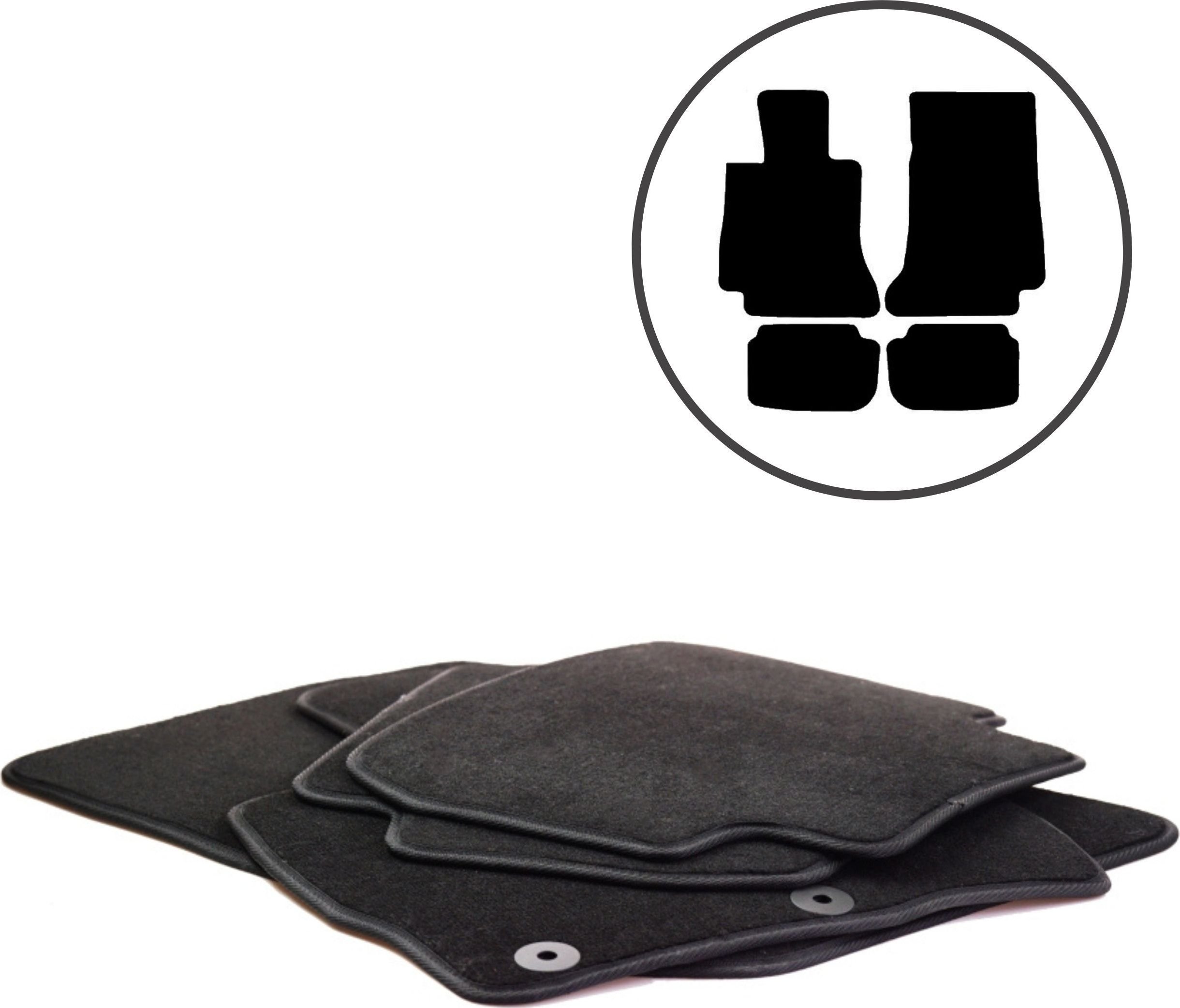 Dikel 4 Dywaniki samochodowe Mercedes-Benz Klasa E W213