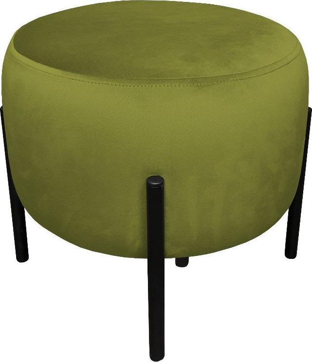 Atos Pufa WILFRED BL VELVET oliwkowa