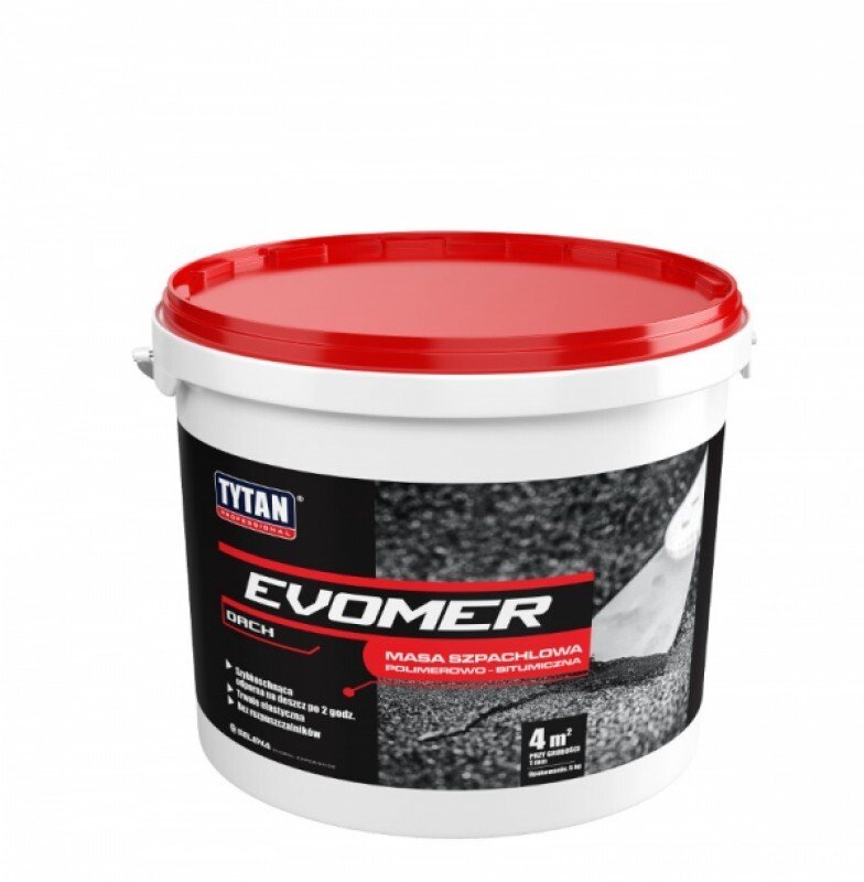 Tytan EVOMER Szpachlówka 5KG czarny