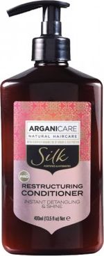 Arganicare Arganicare Silk Odżywka rozplątująca włosy z jedwabiem 400 ml