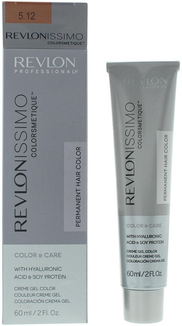 Revlon, Revlonissimo Colorsmetique, Permanent Hair Dye, 5.12 Light Pearly Brown, 60 ml For Women