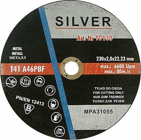 Silver TARCZA DO CIĘCIA METALU 230 x 2,0 x 22,2mm EX10130