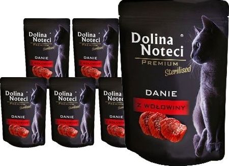 Dolina Noteci Karma Premium dla kotów sterylizowanych z wołowiną 10x85g