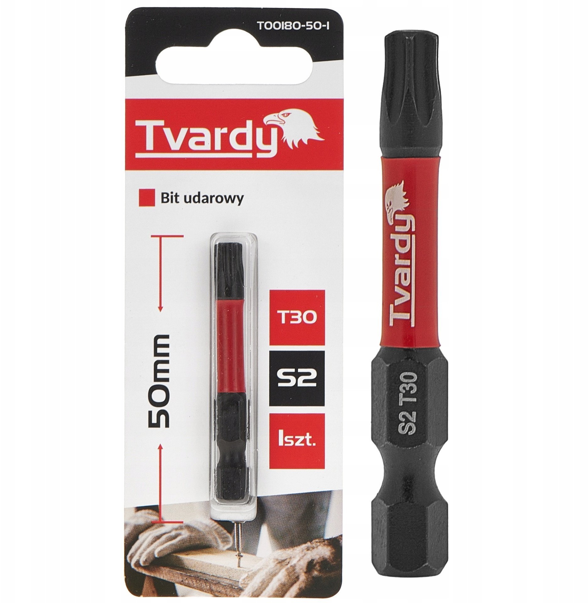 Bit udarowy T30 50mm S2 (1/10/50/500)