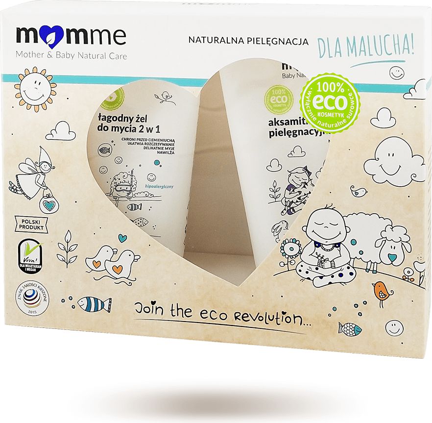 MomMe Mother&Baby Natural Care Zestaw do pielęgnacji noworodków