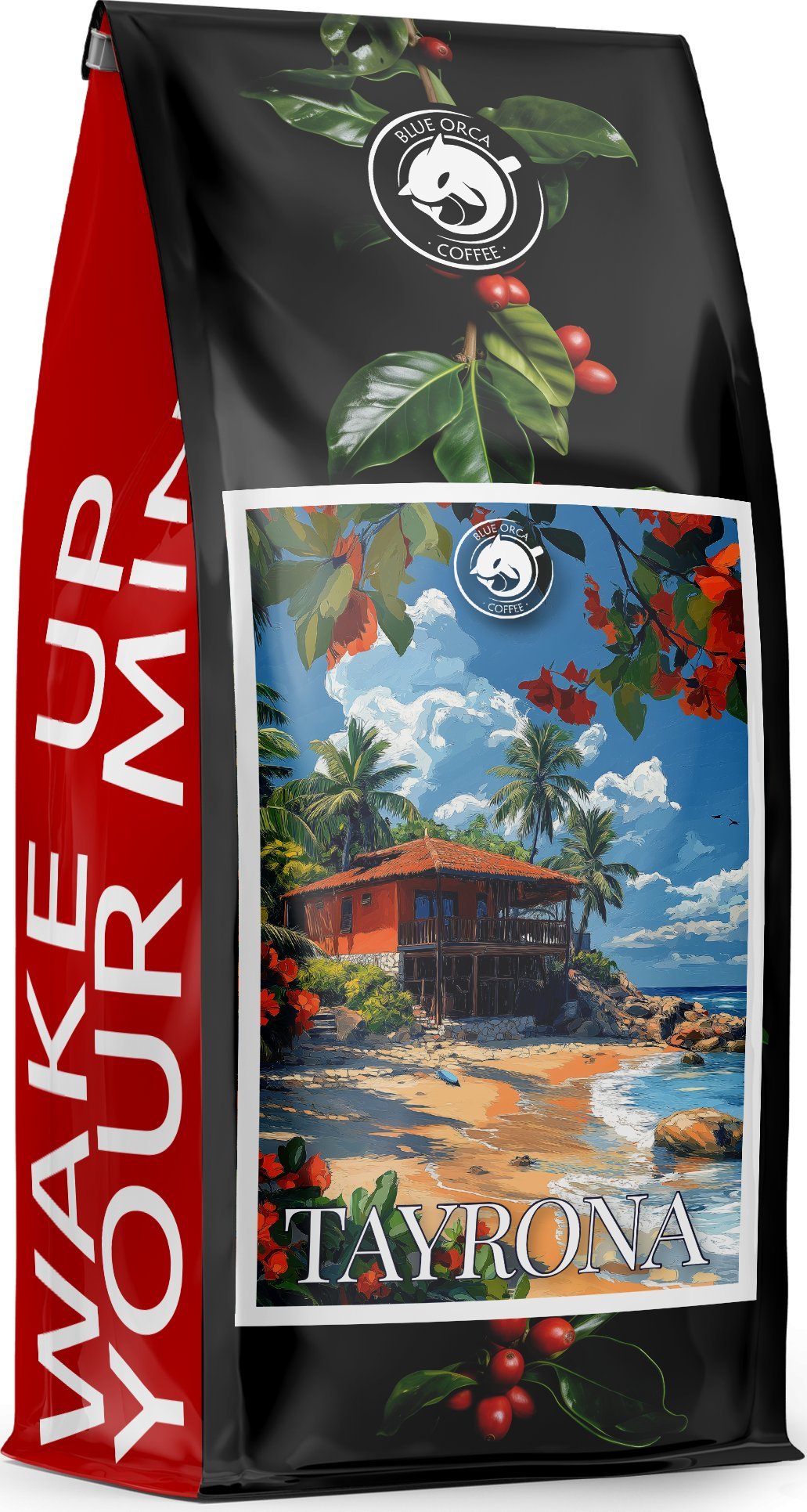 Kawa ziarnista Blue Orca Coffee Kawa ziarnista 1kg - TAYRONA 100% Arabica - ŚWIEŻO PALONA BLUE ORCA COFFEE