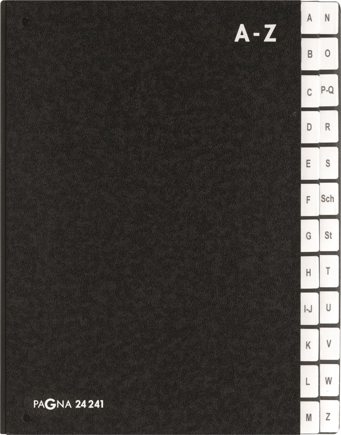 Pagna Teczka Pultordner Classic 24 Fächer A-Z schwarz