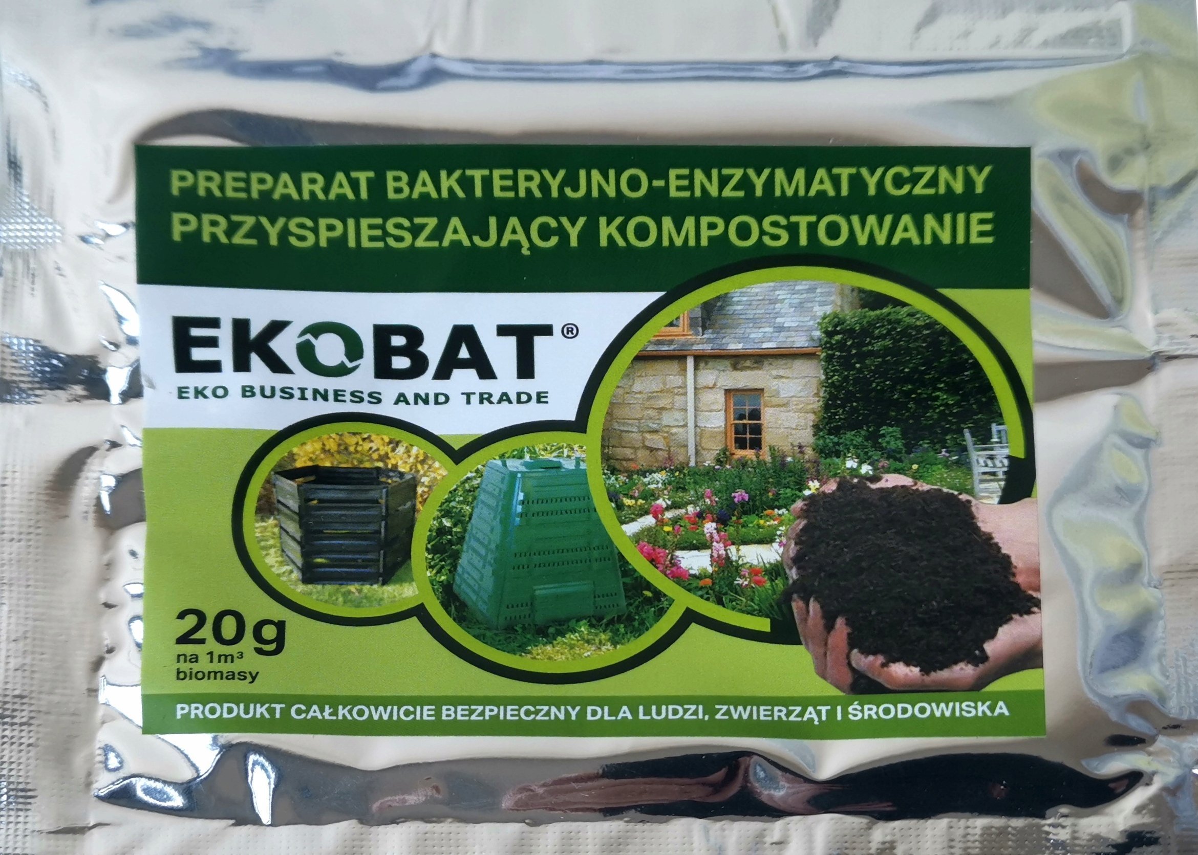 Ekobat Preparat bakteryjno-enzymatyczny do kompostu 1m3