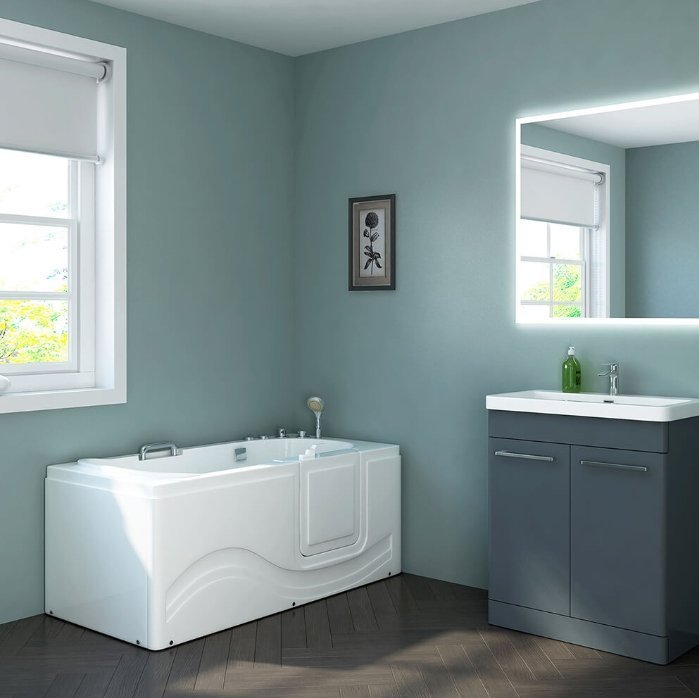 Wanna Home Deluxe Wanna z hydromasażem dla niepełnosprawnych Vital M