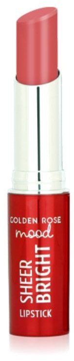 Golden Rose Sheer Bright Lipstick Błyszcząca pomadka do ust 106 Peachy Pink 3.5g