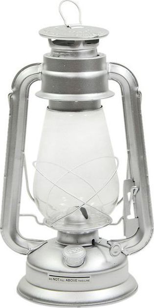 MFH Lampa Naftowa 28 cm Srebrna