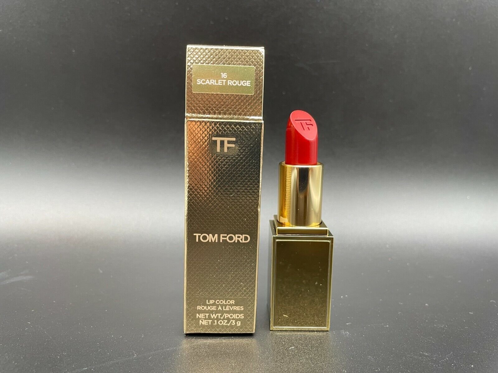 Tom Ford Tom Ford, 24K Gold, Cream Lipstick, Scarlet Rouge, 3 g For Women