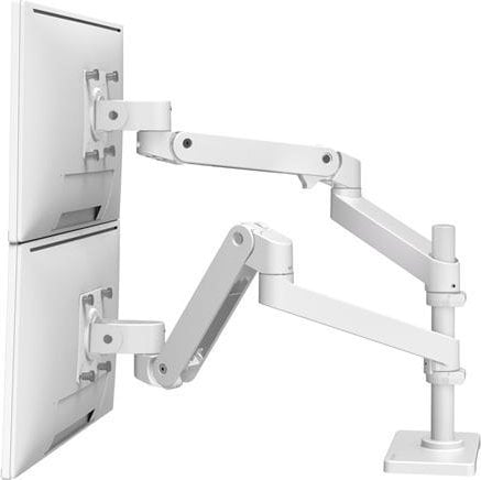 ERGOTRON LX PRO ARM DUAL DISPLAY STACKING white