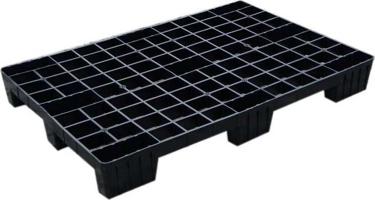 Becker Paleta plastikowa Euro 1200x800 mm, ażurowa, z bortnicami na krawędziach