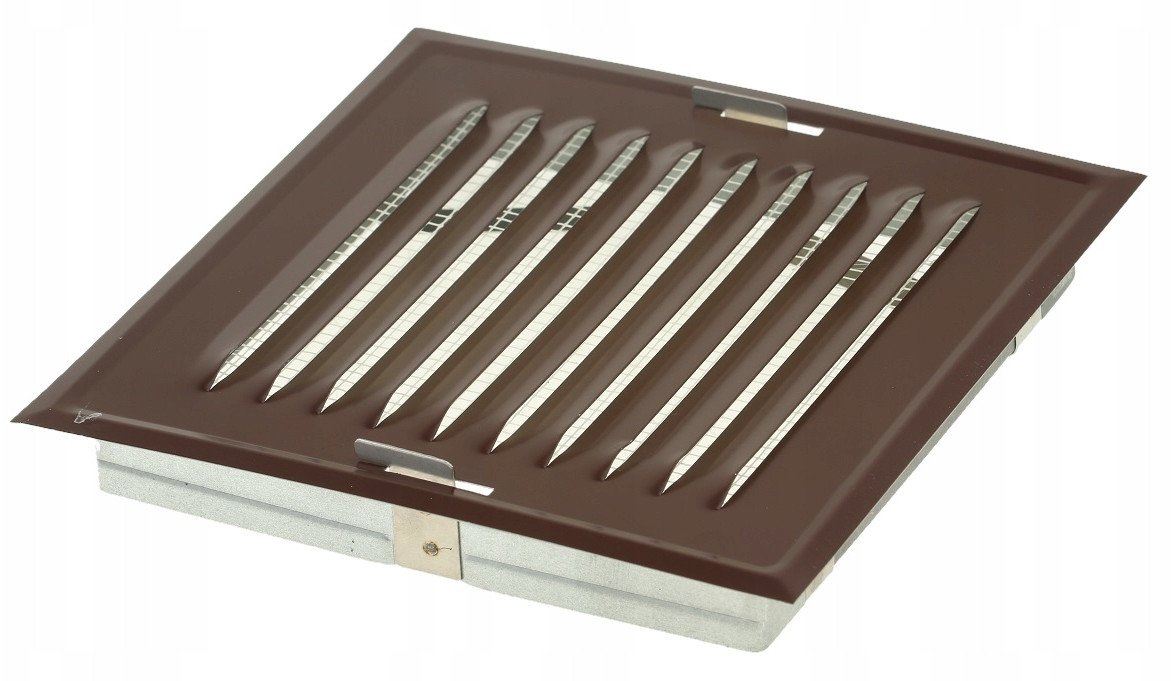 KRATKA METALOWA SKOÅNA W RAMCE Z SIATKÄ 14*14CM BRÄZ