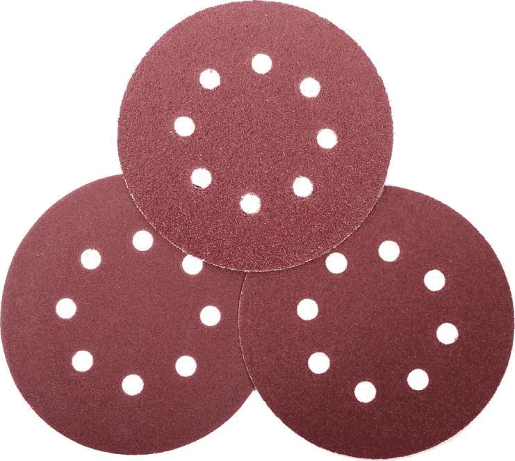 Pro-Line krążki ścierne na rzep z otworami 125mm, 5 sztuk, granulacja 100 (49143)