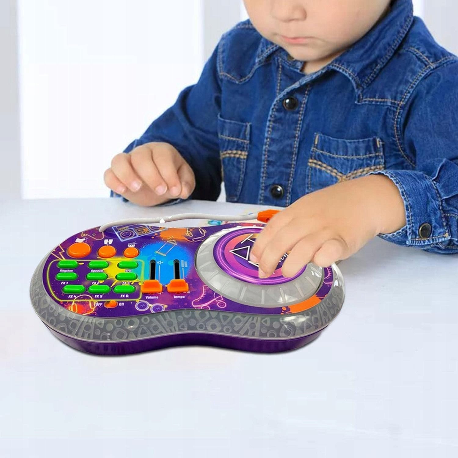 Q17C PODŚWIETLANA KONSOL KONSOLETA DJ MUZYKA