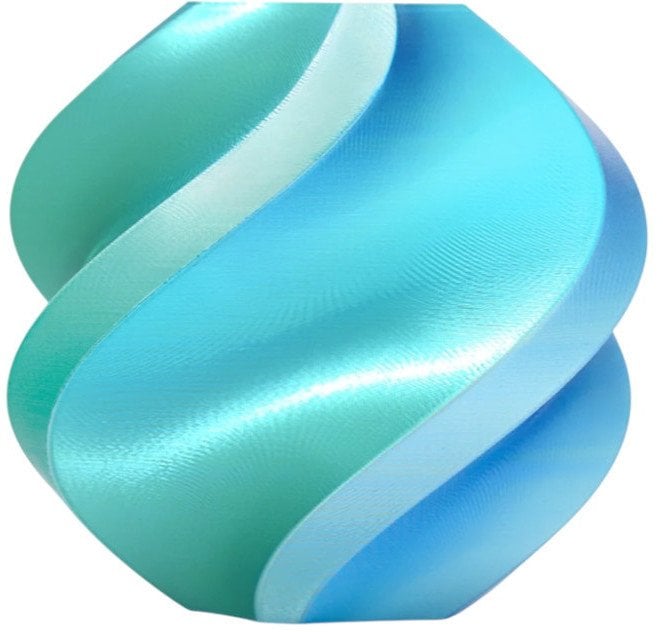 Filament Bambu Lab PLA Silk Dual Color 1,75mm 1kg - w zestawie z wielorazową szpulą - Blue Hawaii}