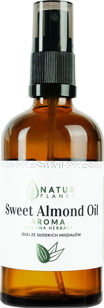 Natur Planet Olej ze Słodkich Migdałów z aromatem zielonej herbaty 1000ml
