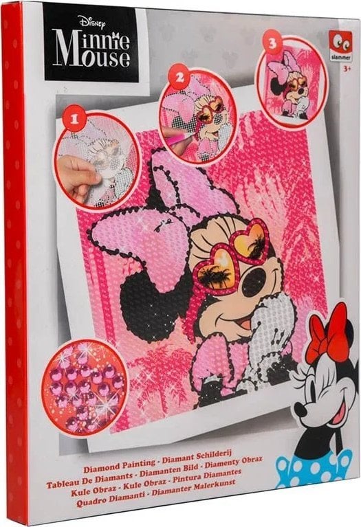 1PUNKT Disney Wyklejanka diamentowa Myszka Minnie Malowanie diamentami ZA5132
