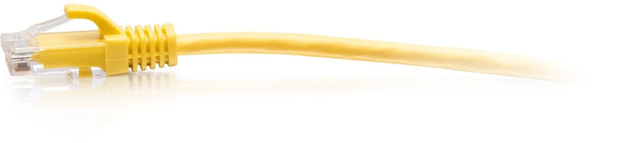 C2G 10ft (3m) Cat6a Snagless Unshielded (UTP) Slim Ethernet Network Patch Cable - Yellow - Patch-Kabel - RJ-45 (M) zu RJ-45 (M) - 3 m - 4.8 mm - UTP -