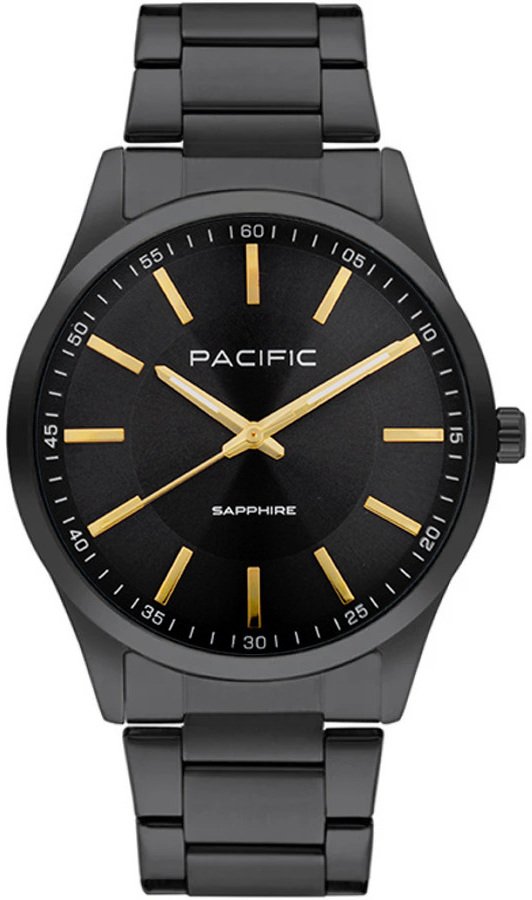 Zegarek męski PACIFIC-stalowy-szkło SZAFIR- BMB-1106-05