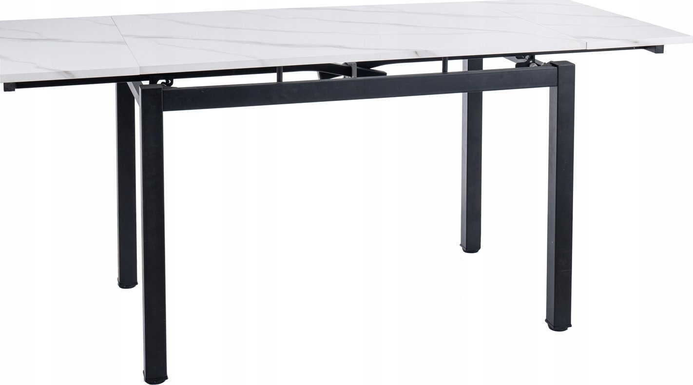 Signal STÓŁ GD017 BIAŁY EFEKT MARMURU/CZARNY MAT 110(170)x74