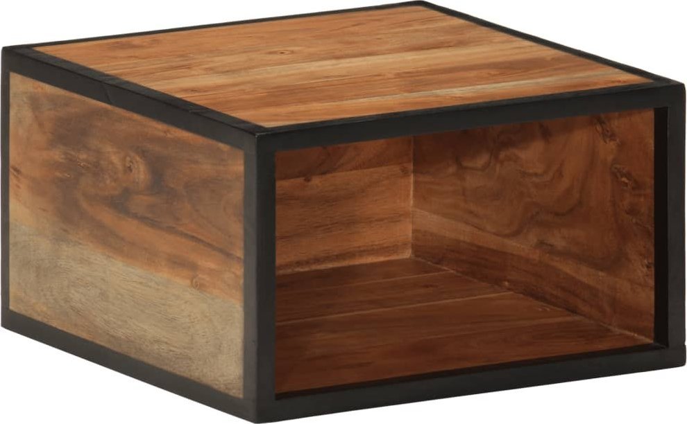 vidaXL Wisząca szafka nocna, 35x35x20 cm, lite drewno akacjowe