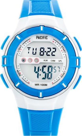 Zegarek Pacific Zegarek PACIFIC sportowy LCD 205-L niebieski