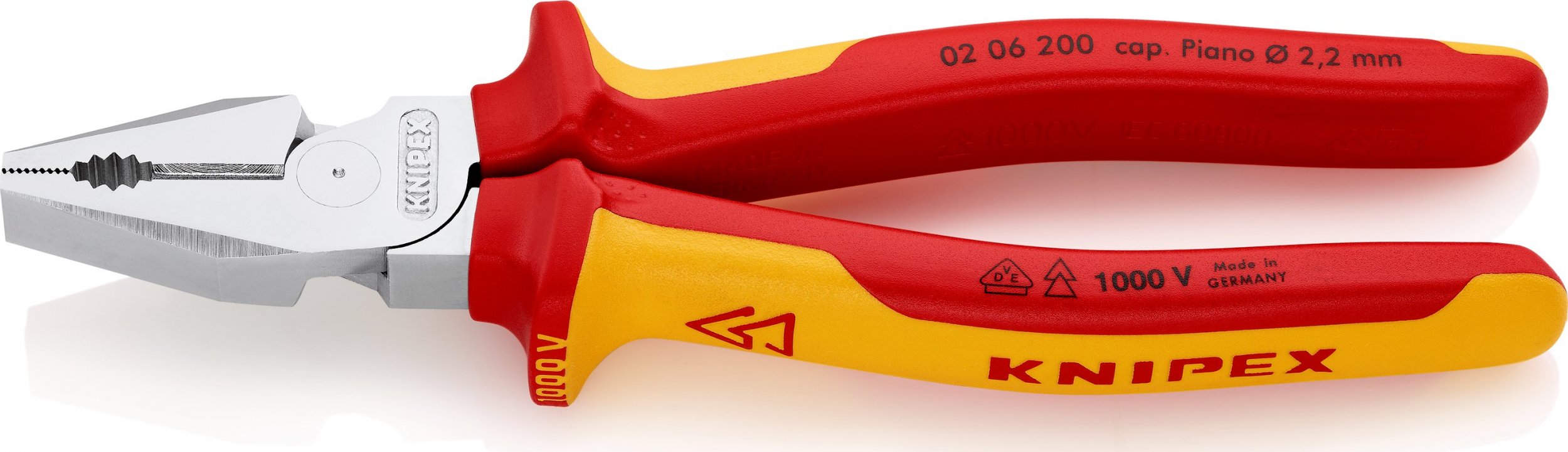 Knipex Szczypce uniwersalne o zwiększonym przełożeniu 200mm (0206200)