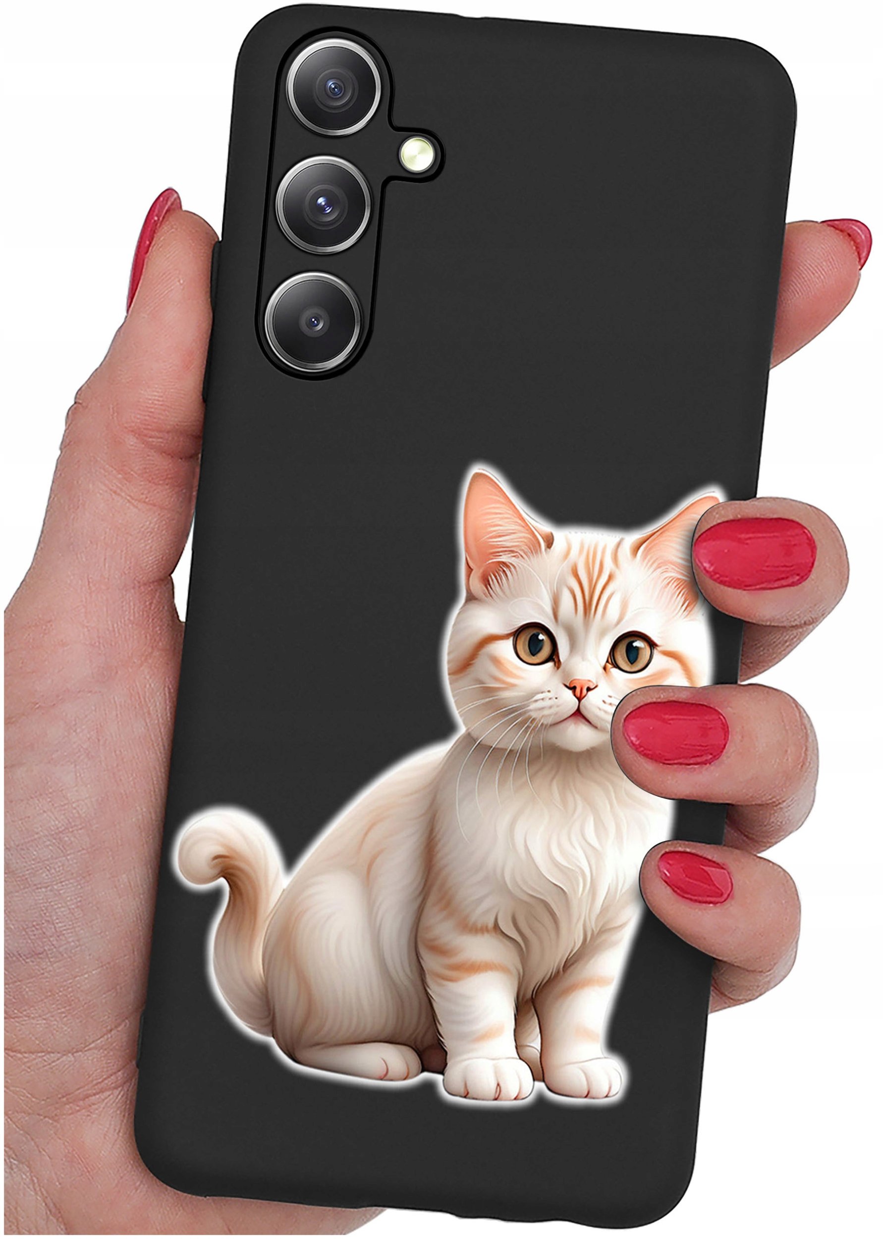 ETUI do Samsung Galaxy S25 WZORY | SILIKONOWE MATT CASE + SZKŁO 9H