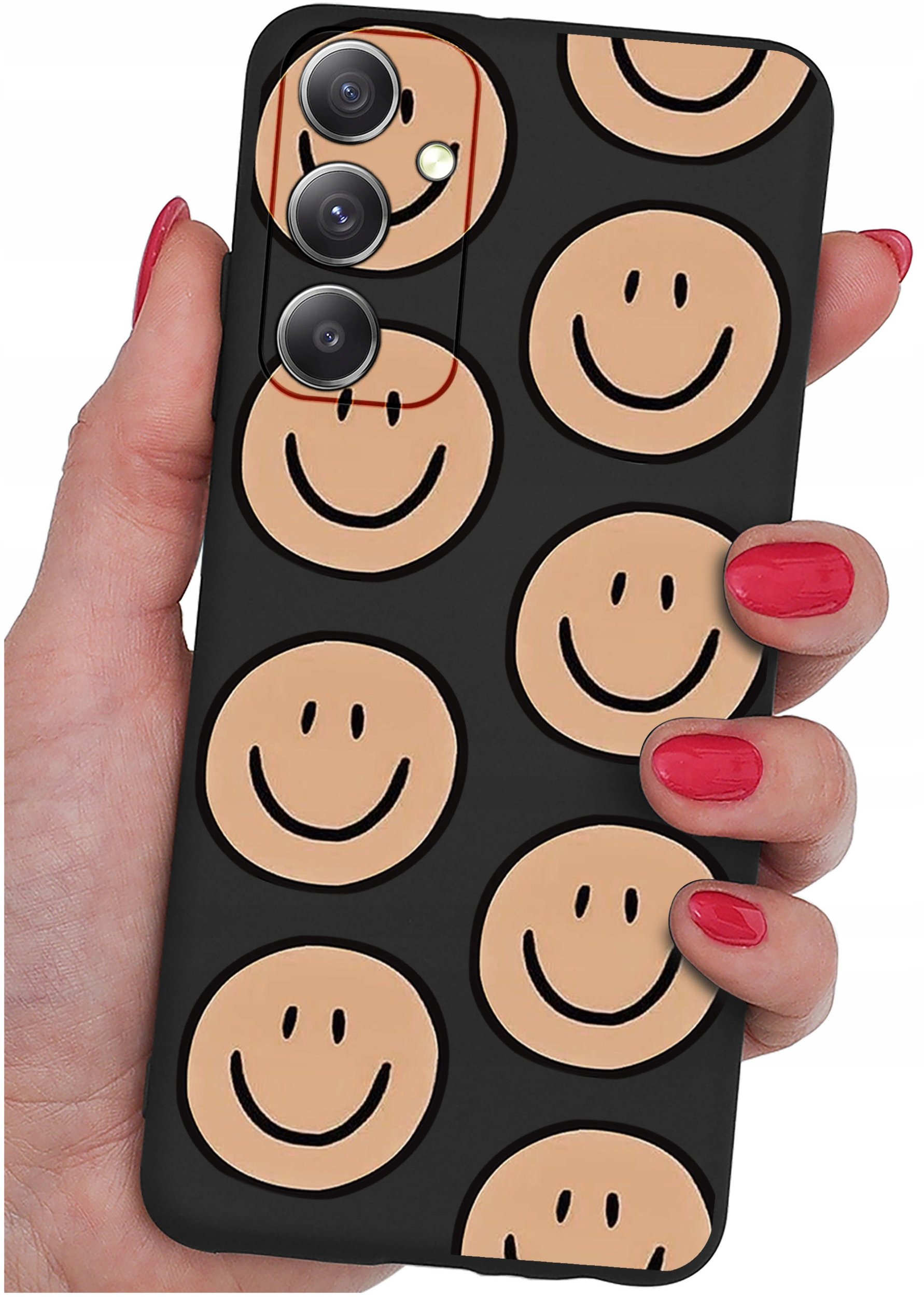 ETUI do Samsung Galaxy M23 5G WZORY |SILIKONOWE MATT CASE + SZKŁO 9H