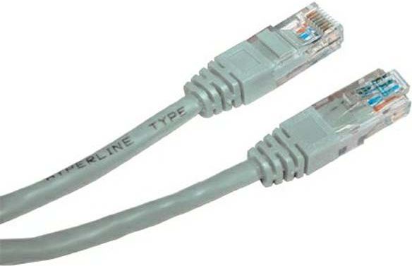 Patchcord UTP, Cat.5e, nieekranowany, 20m, szary