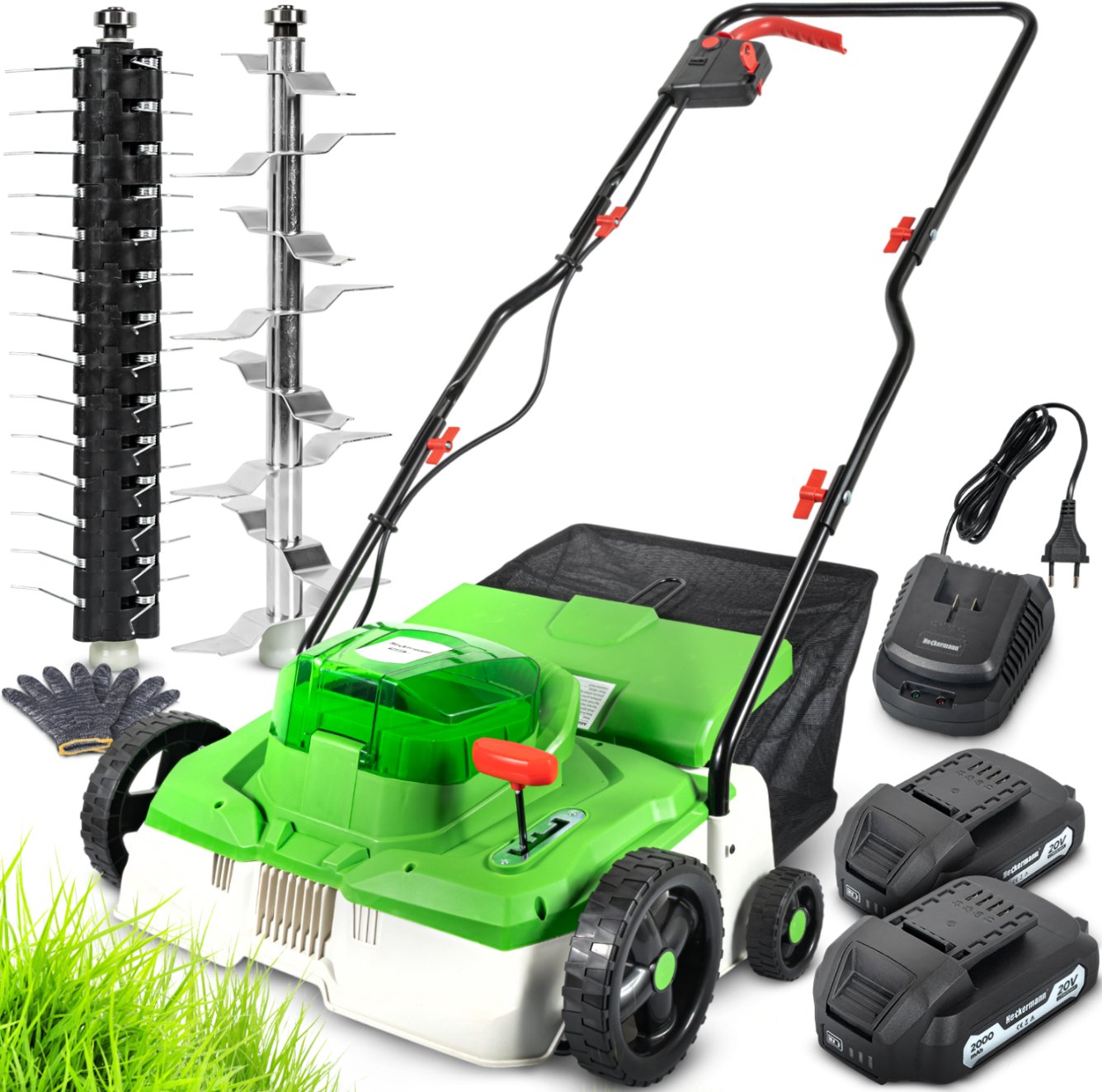 Wertykulator akumulatorowy Heckermann AMWA40