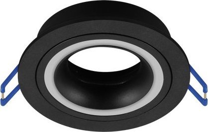 IDEUS Czarne oczko mininalistyczna Indi C lampa do holu wpustowa