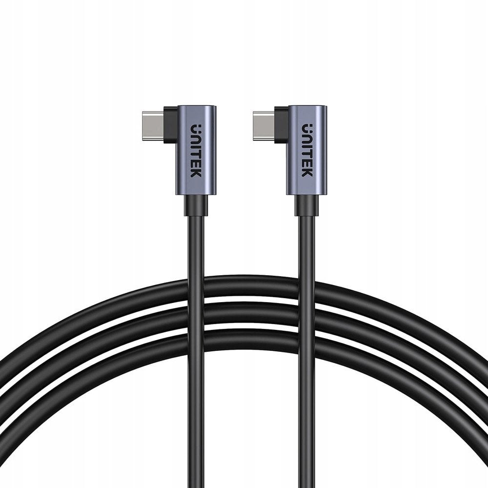 Kabel USB Unitek USB-C - USB-C 0.5 m Czarny (C14147ABK01-0.5M)