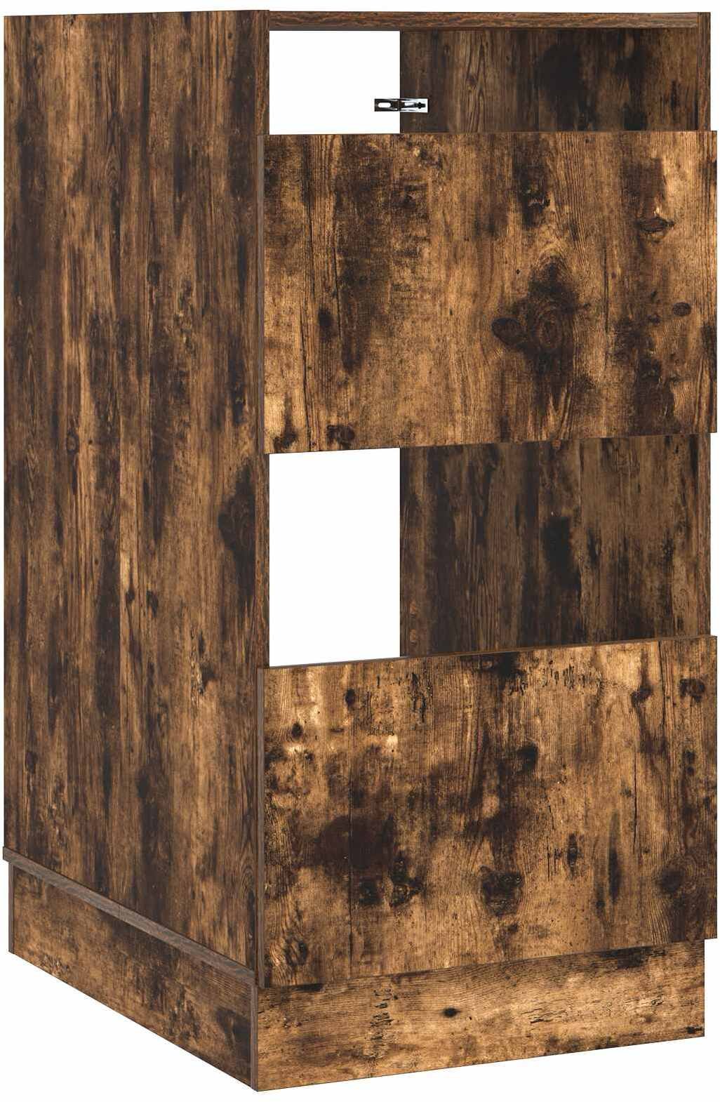 vidaXL Szafka do prania z drzwiami Dąb wędzony