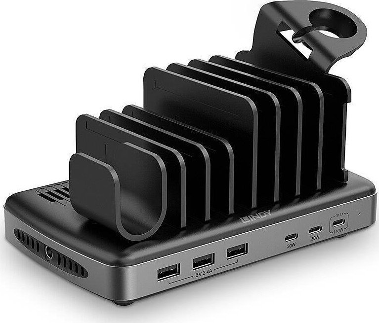 Ładowarka Lindy CHARGER STATION 160W USB 6PORT/73436 LINDY