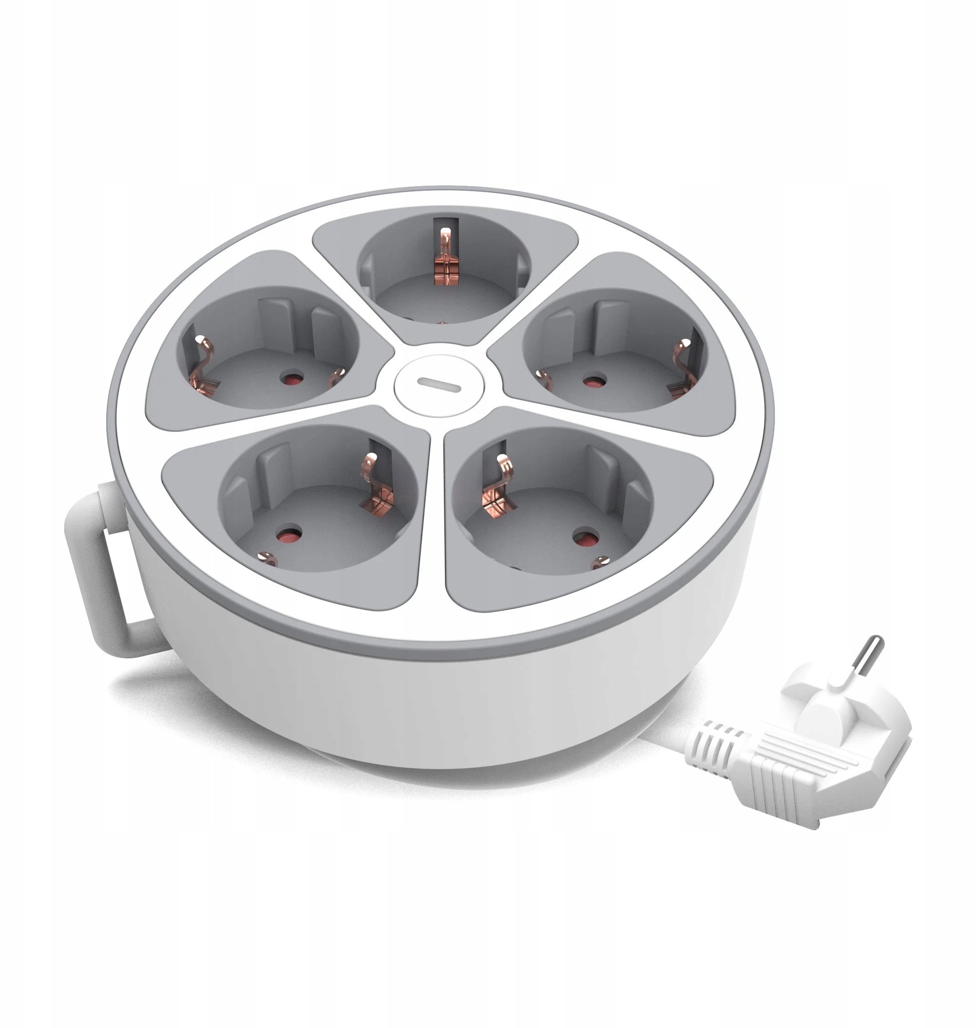 Przedłużacz stały 5x schuko włącznik 2m PS-570SWS/O/2 E W-30012