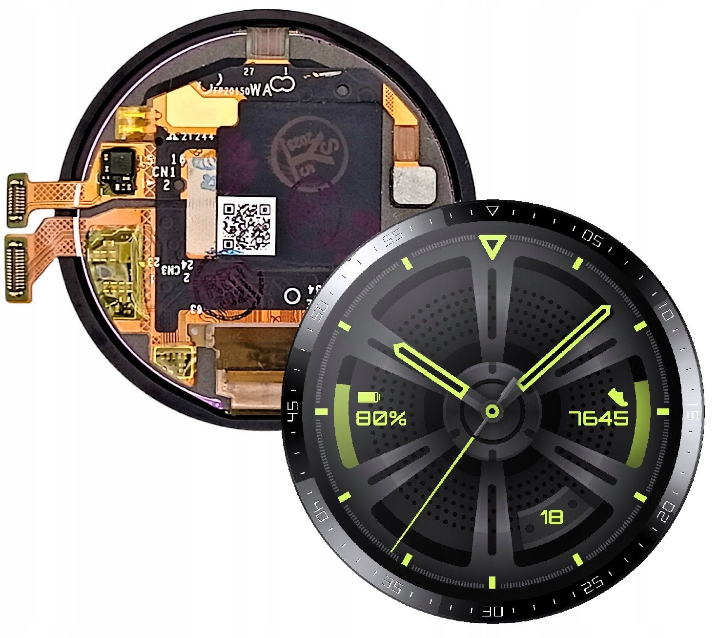ORYGINAŁ LCD WYŚWIETLACZ EKRAN DOTYK DO HUAWEI WATCH GT 3 JPT-B19 (5904858324491)