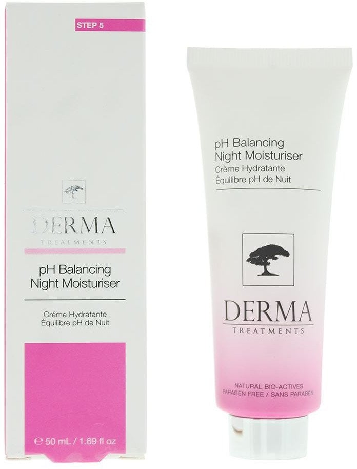 Derma Treatments, Ph Balancing, Moisturising, Night, Cream, For Face, 50 ml For Women
