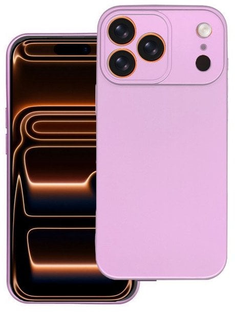 Futerał METALLIC do IPHONE 17 Pro Max różowy