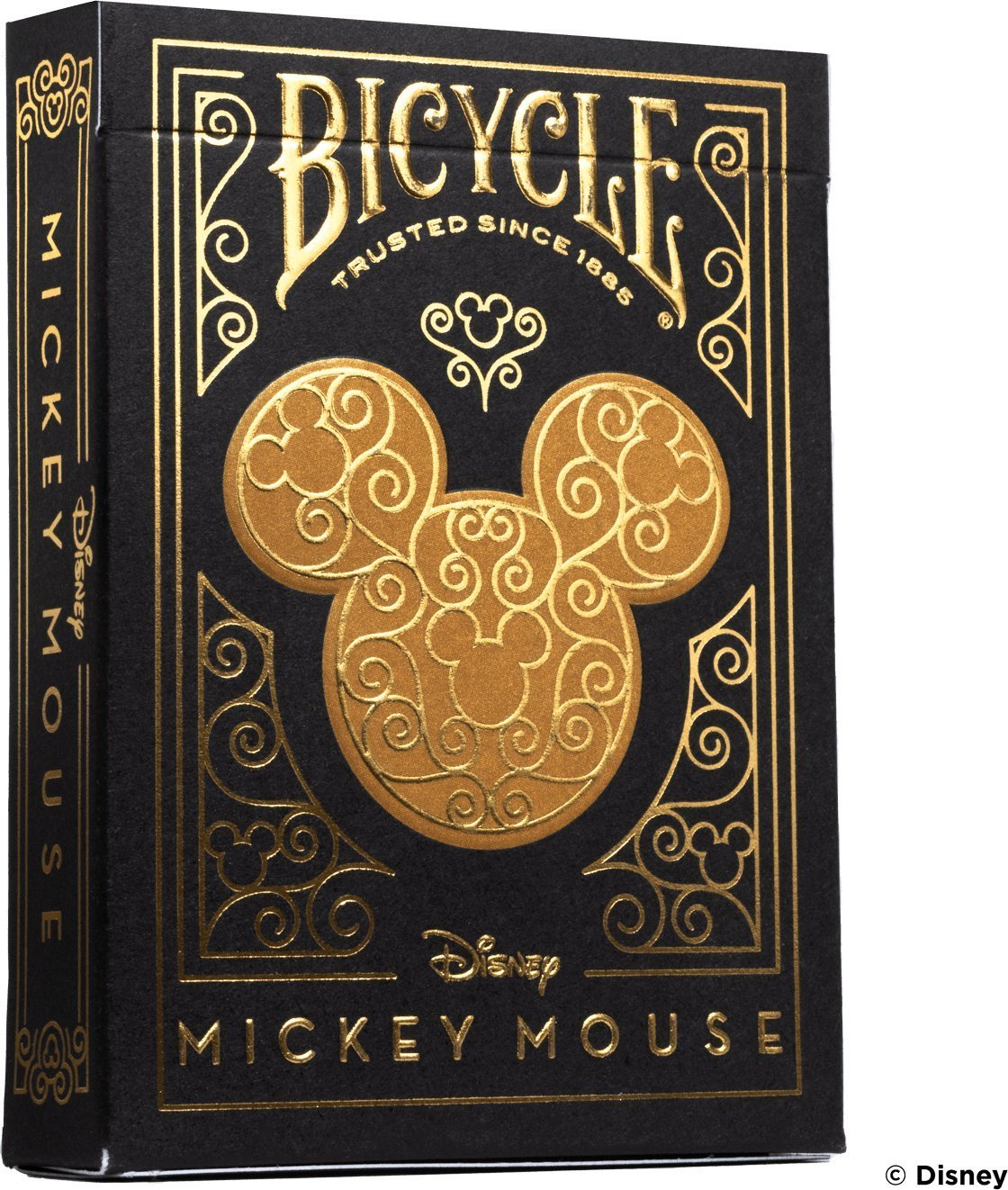 Bicycle Karty Black & Gold Mickey