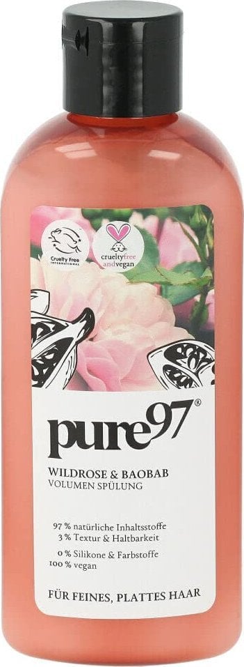 Milk Shake Pure97, Rose & Baobab, Hair Conditioner, For Volume, 200 ml For Women